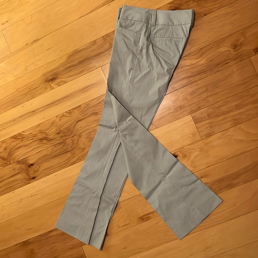 Banana Republic Sloan straight leg pinstripes